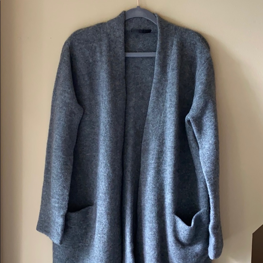 Jenni Kayne Sweater Coat Gray size small